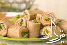 طرز تهیه رولت بوقلمون