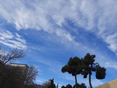 آسمان زیبای تهران