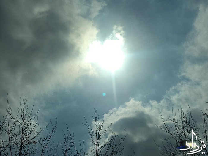 آسمان زیبای تهران