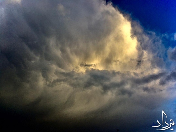 آسمان زیبای تهران