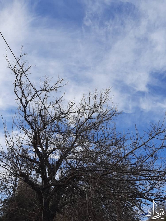 آسمان زیبای تهران