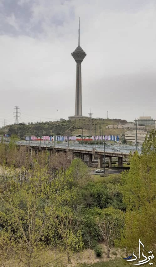 آسمان تهران در تعطیلات نوروزی آسمان تهران در تعطیلات نوروزی