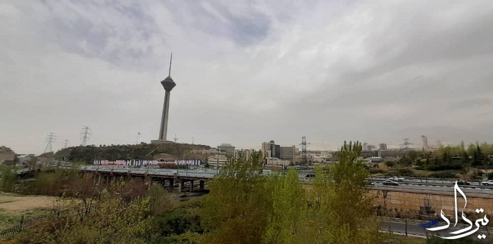 آسمان تهران در تعطیلات نوروزی آسمان تهران در تعطیلات نوروزی