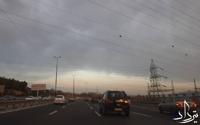 آسمان تهران در تعطیلات نوروزی آسمان تهران در تعطیلات نوروزی