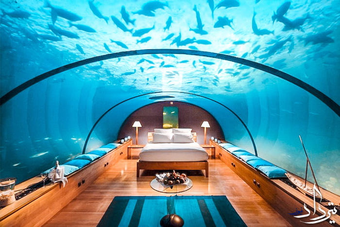 اتاق های هتل در زیر آب اتاق های هتل در زیر آب