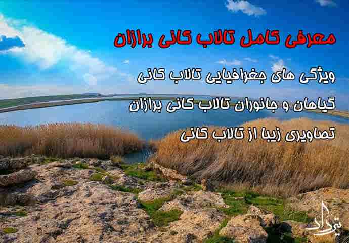 تالاب کانی برازان گیاهان و جانوران تالاب کانی برازان